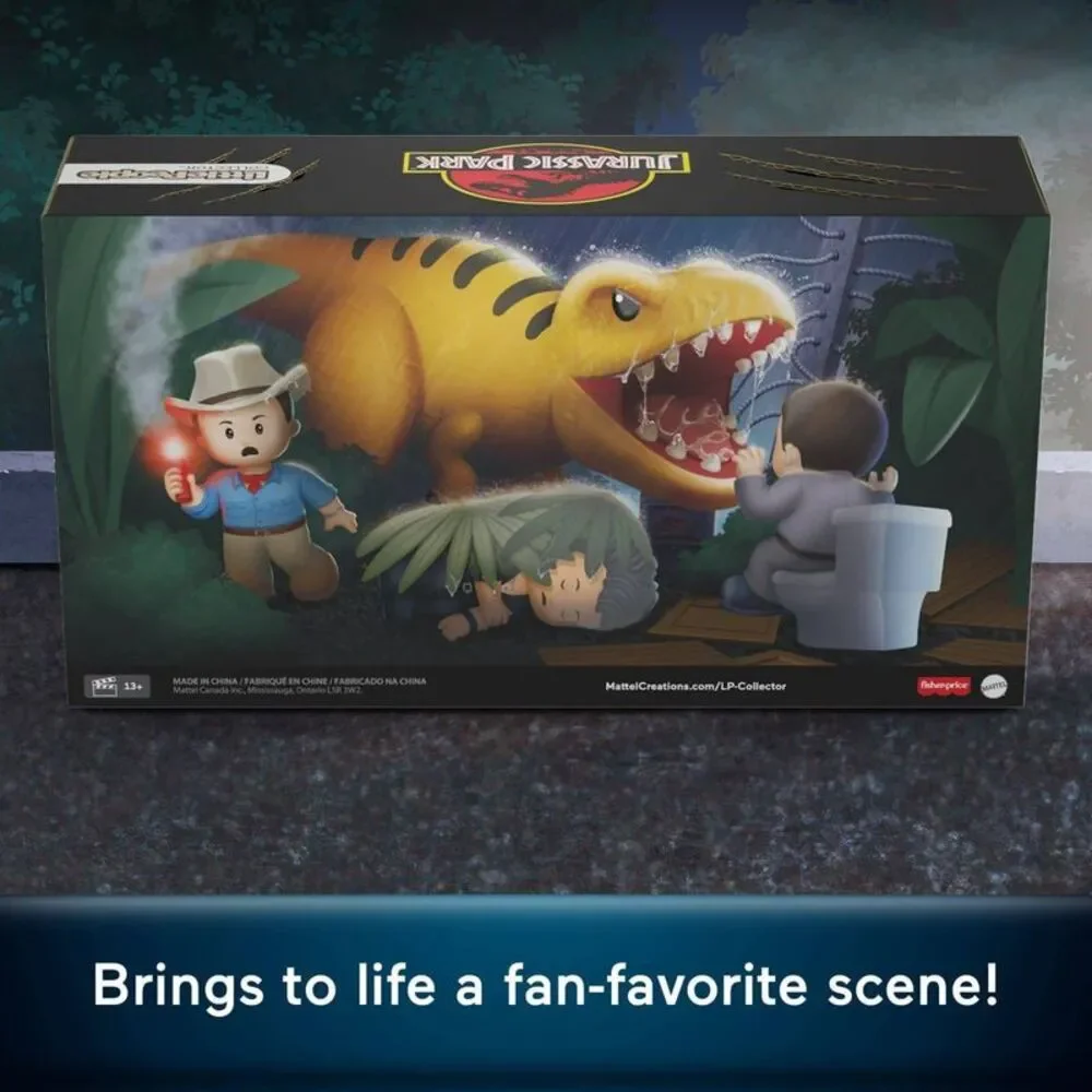 Collector Jurassic Park Special Edition Figure Set with Dinosaur (3 Figures)